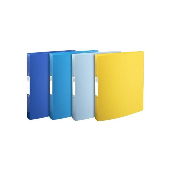 Carpeta De Anillas Exacompta Bee Blue Pp A4+ 2 An. 30Mm Surtido (4 Col.) 12 unidades