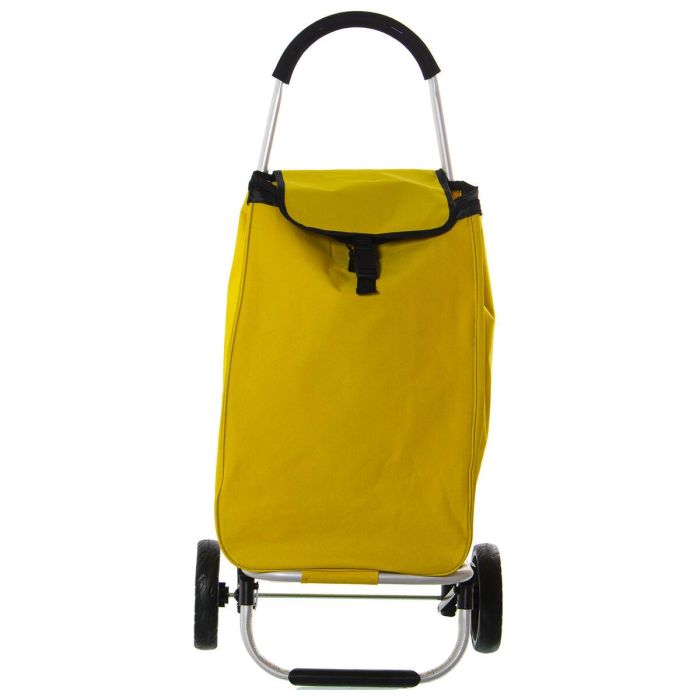 Carro de Compra Alexandra House Living Amarillo 46 x 98 x 36 cm Poliéster 2