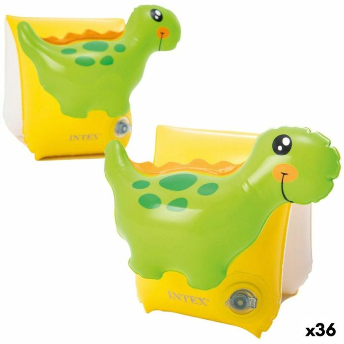 Manguitos Intex Dinosaurio 13 x 15,5 x 15 cm (36 Unidades) 2