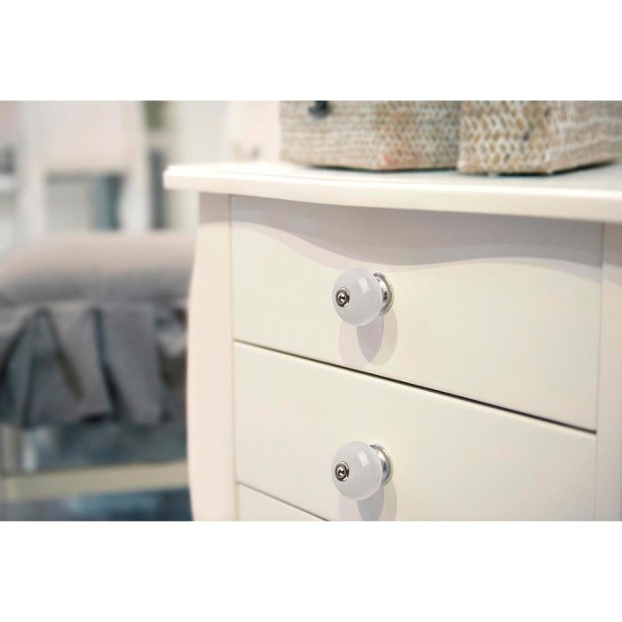 Blister con 4 pomos redondos para mueble fabricado en porcelana acabado blanco mod. e517 ø40mm rei 2 Blister con 4 pomos redondos para mueble fabricado en porcelana acabado blanco mod. e517 ø40mm rei 2