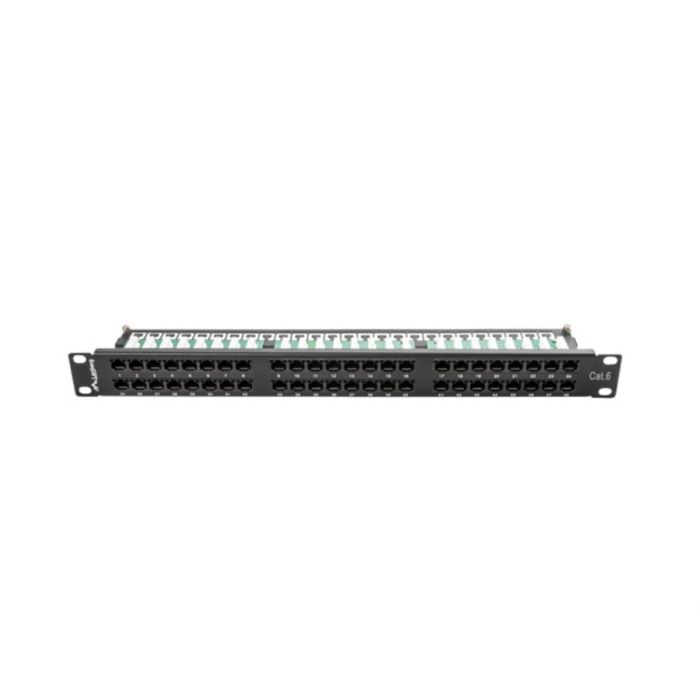 Lanberg Patch Panel PPU6-1048-B 48 Puertos 1U Negro 1