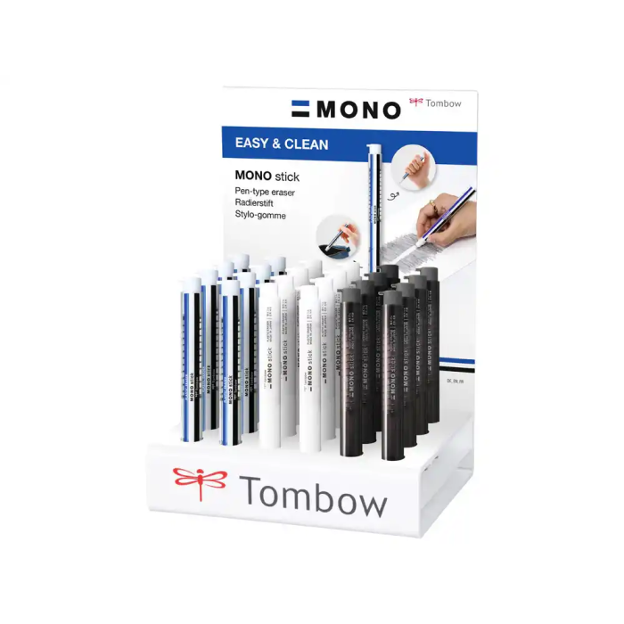Tombow Portagomas Mono Stick Expositor EH-KM01/EH-KM11/EH-KM21 de Sobremesa, 24 Unidades Surtidas Tombow Portagomas Mono Stick Expositor EH-KM01/EH-KM11/EH-KM21 de Sobremesa, 24 Unidades Surtidas