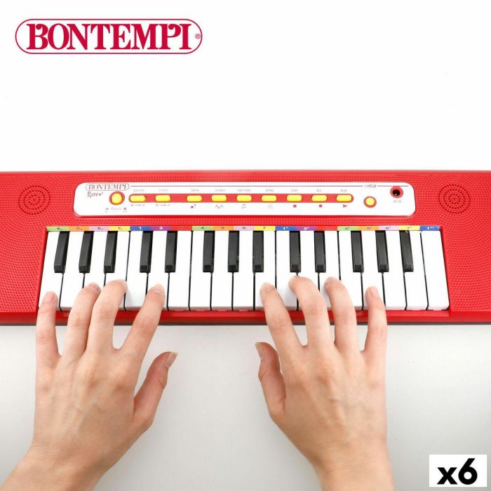 Teclado Bontempi 47 x 3,5 x 13 cm (6 Unidades) 14 Teclado Bontempi 47 x 3,5 x 13 cm (6 Unidades) 14