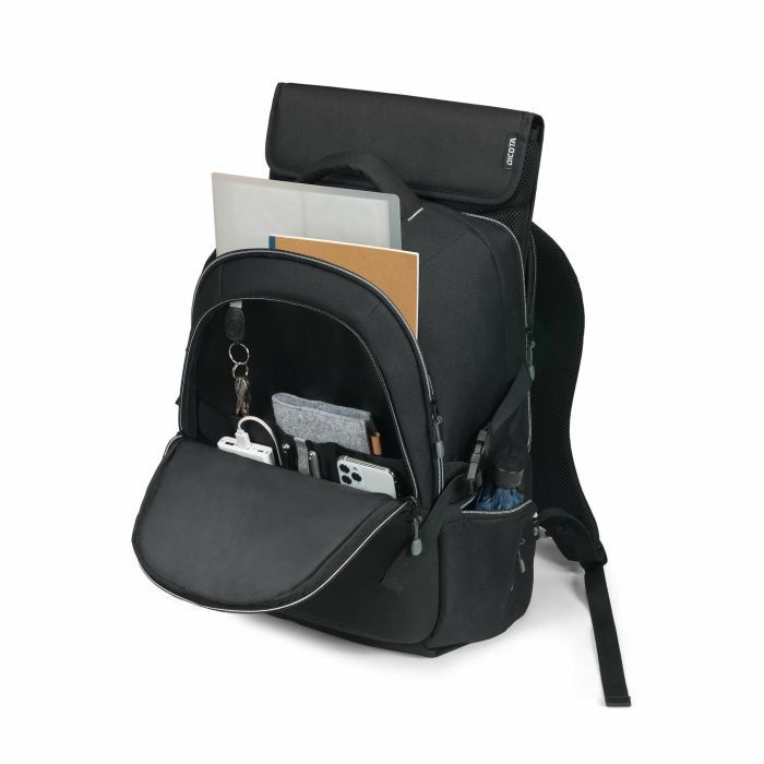 Dicota D32038-RPET Mochila para Portátil ECO 15"-17.3" Negra Poliéster Reciclado 30L 2