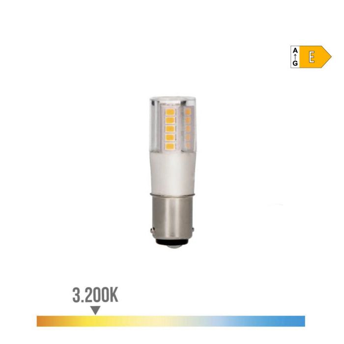 Bombilla bayoneta led b15d 5,5 W 650lm 3000k luz calida ø18x57mm edm