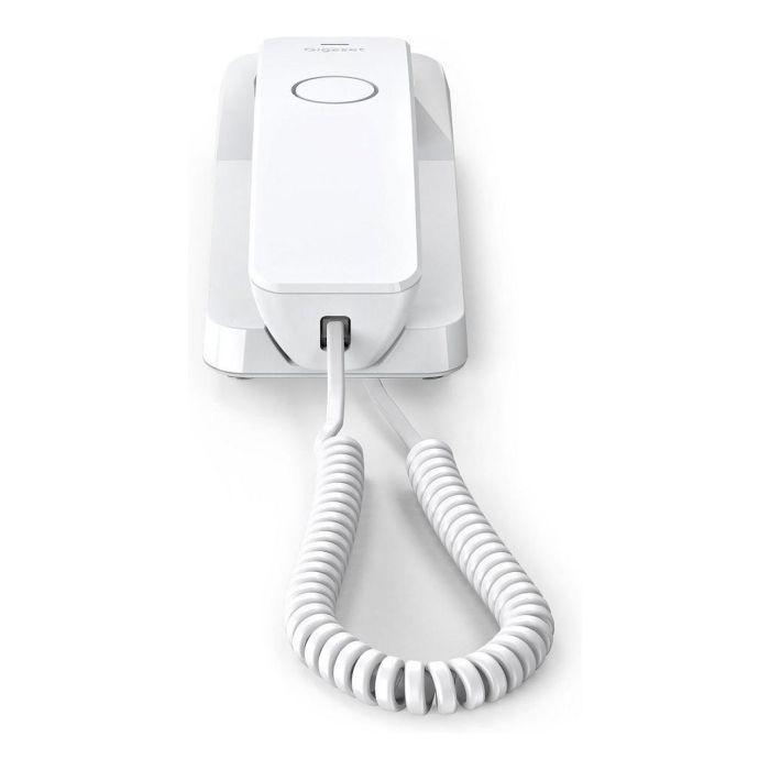 Gigaset DESK 200 Teléfono analógico con cable, Agenda para 10 contactos, Color Blanco 2