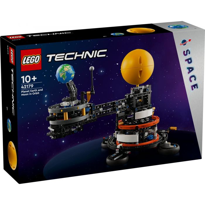 LEGO Technic 42179 Planeta Tierra y Luna en Órbita, Detallado Modelo del Sistema Solar para Construir, Set de Juguete Educativo de Ciencia Espacial 9