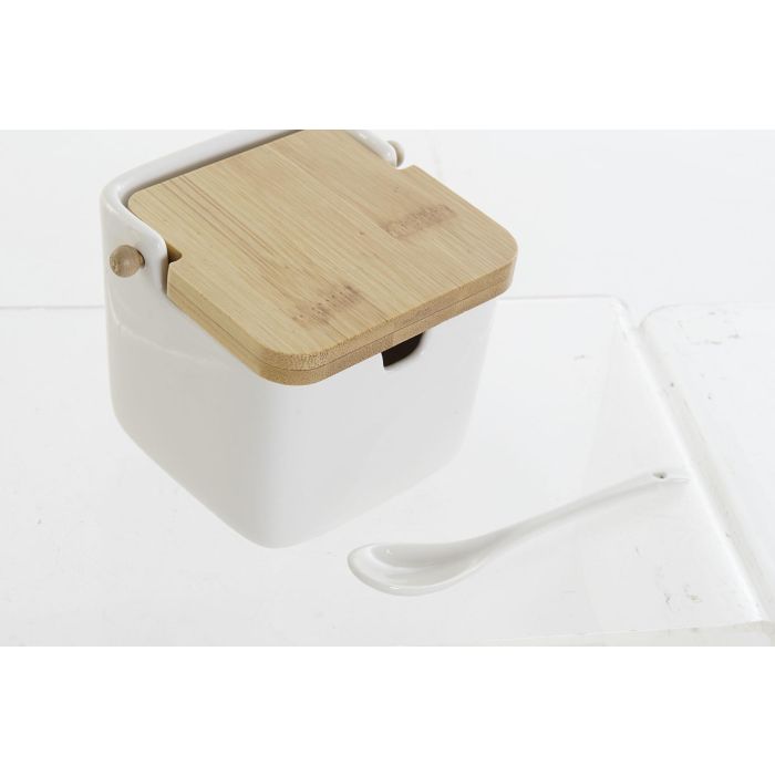 Azucarero Basicos DKD Home Decor Blanco Natural 11.5 x 9 x 10.5 cm (4 Unidades) 1 Azucarero Basicos DKD Home Decor Blanco Natural 11.5 x 9 x 10.5 cm (4 Unidades) 1