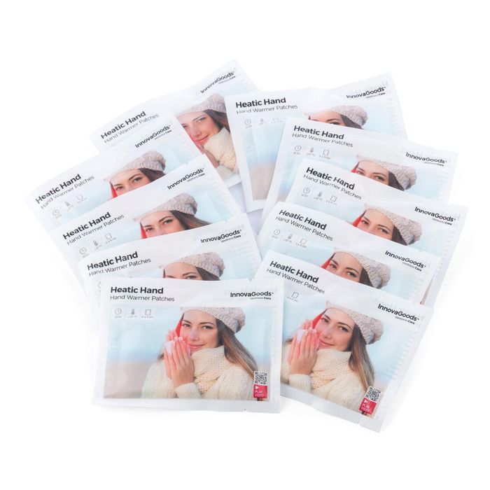 Parches Calentadores de Manos Heatic Hand InnovaGoods 10 Unidades 3 Parches Calentadores de Manos Heatic Hand InnovaGoods 10 Unidades 3