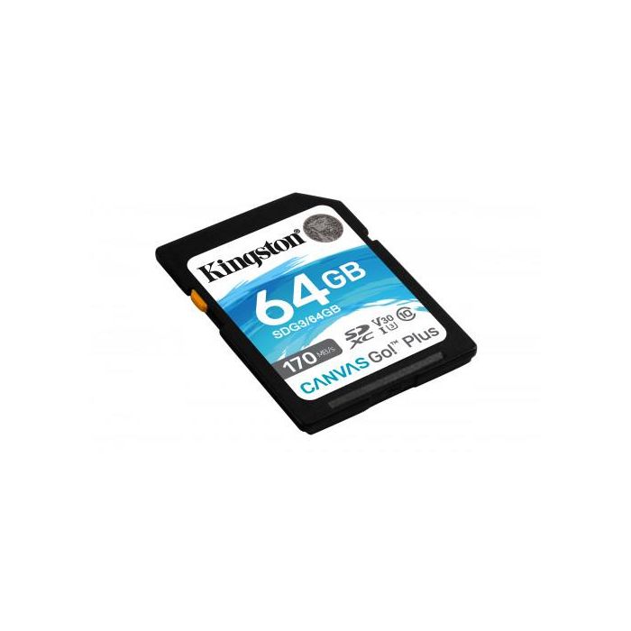 Tarjeta de Memoria SD Kingston Canvas Go! Plus 64 GB 1