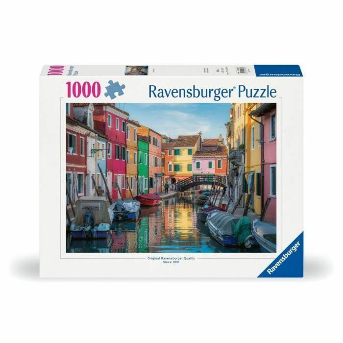 Ravensburger - Puzzle de 1000 piezas - Burano, Italia - Adultos y niños a partir de 14 años - Puzzle de alta calidad - 12000623