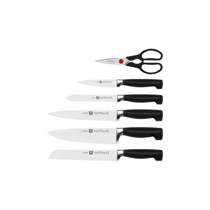 Zwilling Vier Sterne Messerblock 7-Teilig Schwarz 2 Zwilling Vier Sterne Messerblock 7-Teilig Schwarz 2