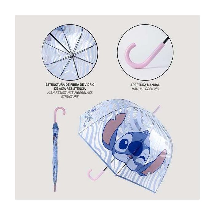 Paraguas manual poe adulto stitch t297:60 cm 3 Paraguas manual poe adulto stitch t297:60 cm 3