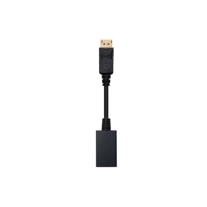 Adaptador DisplayPort a HDMI NANOCABLE 10.16.0502 15 cm Negro 0 Adaptador DisplayPort a HDMI NANOCABLE 10.16.0502 15 cm Negro 0