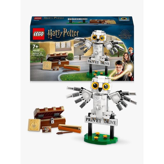 LEGO 76425 Set de Construcción Harry Potter: Lechuza Nival Hedwig Articulada - Número 4 de Privet Drive, Juguete Fantasía 13 LEGO 76425 Set de Construcción Harry Potter: Lechuza Nival Hedwig Articulada - Número 4 de Privet Drive, Juguete Fantasía 13