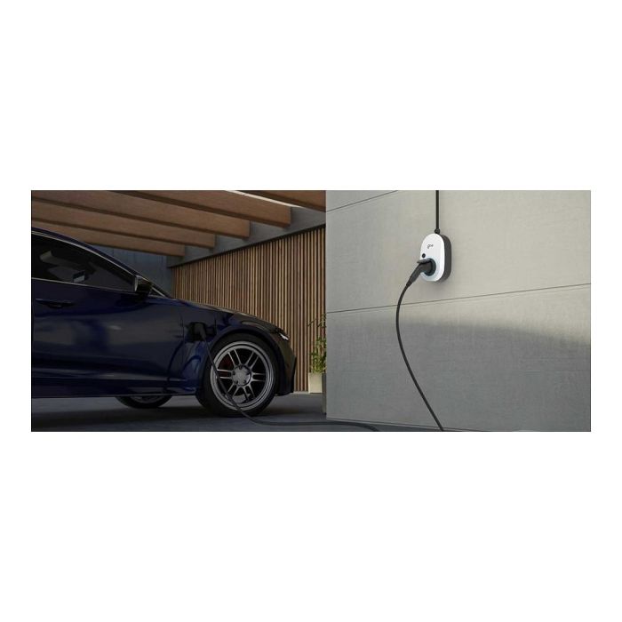 go-eCharger Gemini 2.0 22 kW (32A 3-phasig) Cargador Eléctrico para Vehículos, Negro/Blanco, sin Cable, 4G/LTE 6