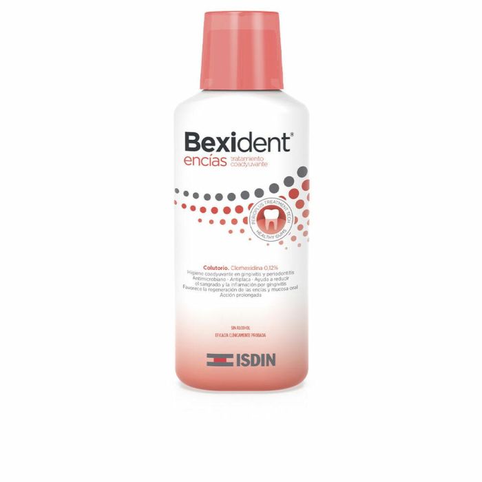 Isdin Bexident Encías Enjuague Bucal Colutorio con CPC + Cymenol y Clorhexidina. Antiplaca y Gingivitis 250 ml