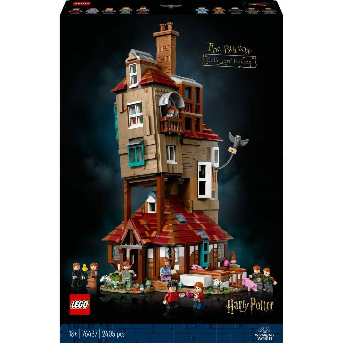 LEGO Harry Potter La Madriguera – Edición Coleccionista, Juego de Construcción para Adultos, 2405 Piezas 0 LEGO Harry Potter La Madriguera – Edición Coleccionista, Juego de Construcción para Adultos, 2405 Piezas 0