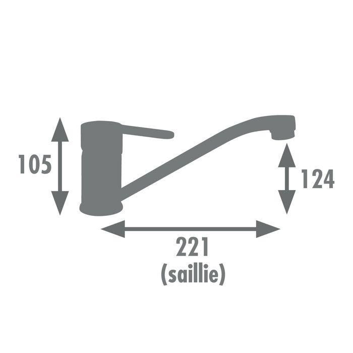 Edouard Rousseau EDO3047404061050 Mezclador de Cocina BORN NF Negro 1