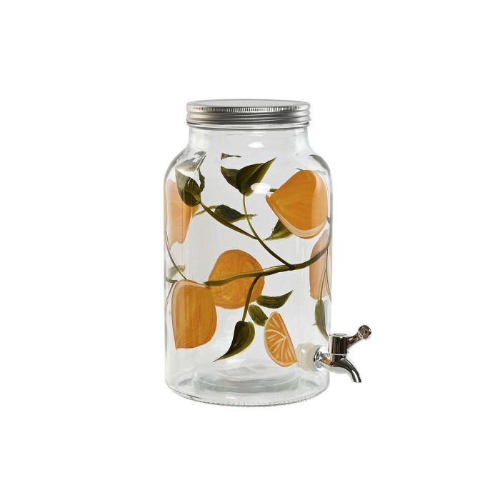 Dispensador de Agua Home ESPRIT Amarillo Metal Silicona Cristal ABS 18 x 24 x 30,5 cm Dispensador de Agua Home ESPRIT Amarillo Metal Silicona Cristal ABS 18 x 24 x 30,5 cm