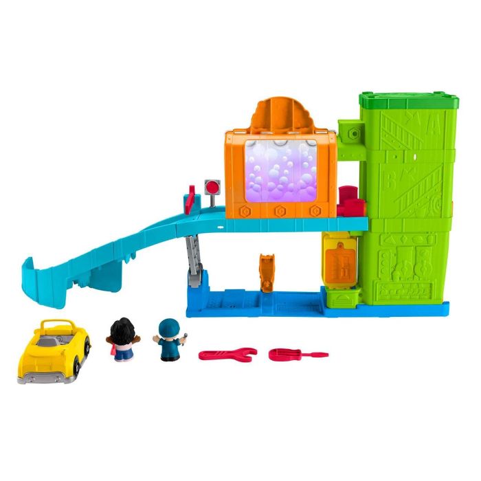 Fisher-Price Little People Garaje Aprendizaje HRB34 Set de Juego con Figuras y Accesorios 2 Fisher-Price Little People Garaje Aprendizaje HRB34 Set de Juego con Figuras y Accesorios 2