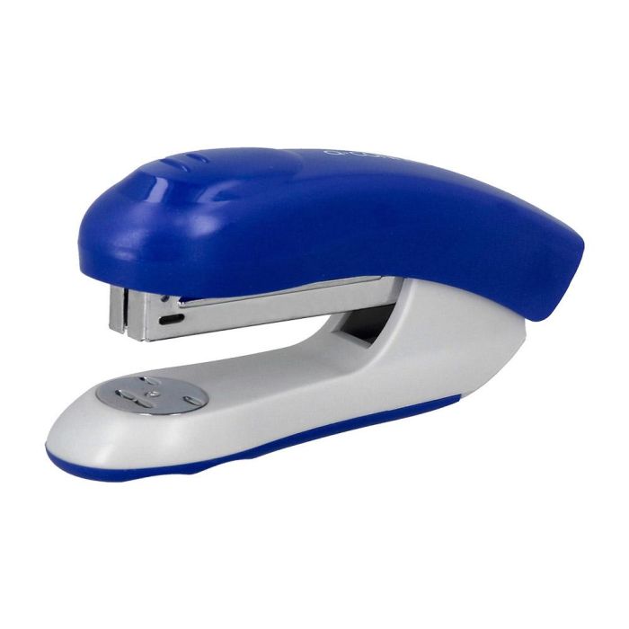 Grapadora Q-Connect Kf14205 Plastico Abs Azul Capacidad 20 Hojas