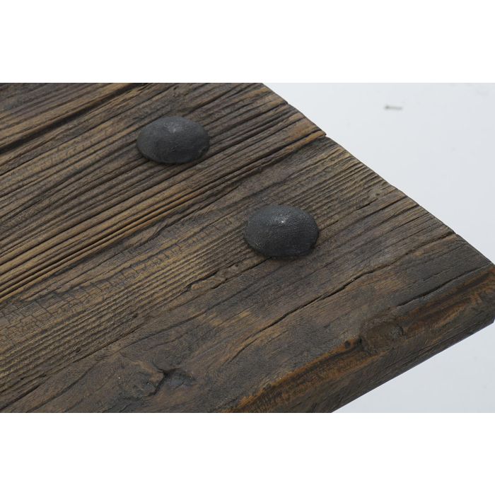 DKD Home Decor Mesa Centro Marron Negro 110 x 70 x 40 cm Olmo 2