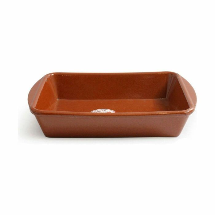 Fuente de Cocina Azofra Barro cocido Rectangular 29 x 20 x 6 cm (4 Unidades) 1 Fuente de Cocina Azofra Barro cocido Rectangular 29 x 20 x 6 cm (4 Unidades) 1