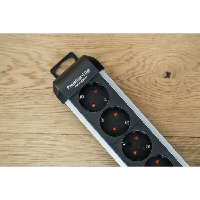 Regleta Enchufes 6 Tomas con Interruptor Brennenstuhl Premium-Alu-Line 3500 W (3 m) 4 Regleta Enchufes 6 Tomas con Interruptor Brennenstuhl Premium-Alu-Line 3500 W (3 m) 4