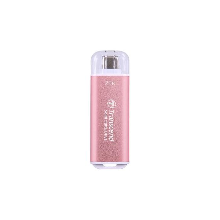 Transcend ESD300 - 2 TB - extern (tragbar) - USB 3.2 Gen 2x1 (USB-C Steckverbinder) - Rosy Pink 0 Transcend ESD300 - 2 TB - extern (tragbar) - USB 3.2 Gen 2x1 (USB-C Steckverbinder) - Rosy Pink 0