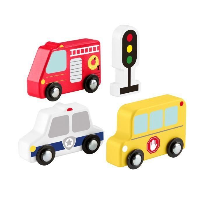 Paquete de 5 vehículos auxiliares para empujar de FISHER-PRICE - JCY32 Paquete de 5 vehículos auxiliares para empujar de FISHER-PRICE - JCY32