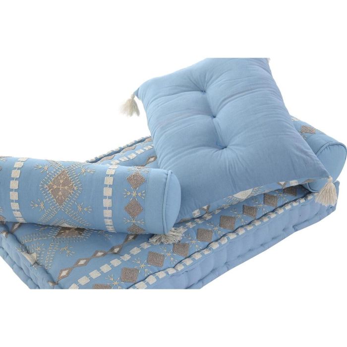 Sillon DKD Home Decor Azul 50 x 55 x 90 cm Set de 4 1 Sillon DKD Home Decor Azul 50 x 55 x 90 cm Set de 4 1