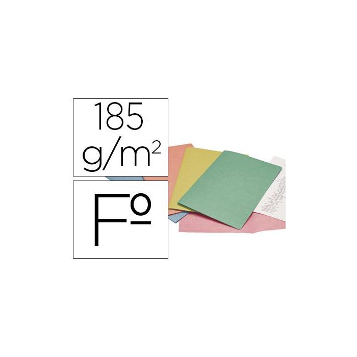 Subcarpeta Cartulina Liderpapel Folio Colores Surtidos Paquete De 25 Unidades Retractiladas