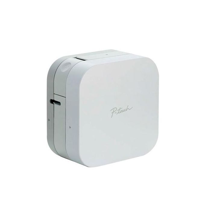 Brother Rotuladora Pt-P300Bt Blanco con Bluetooth, Compatible con iPrint&Label y P-touch Design&Print
