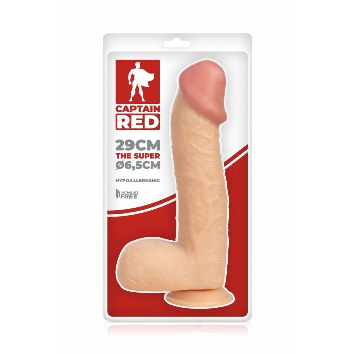 Consolador Realista Captain Red 30 cm 2 Consolador Realista Captain Red 30 cm 2