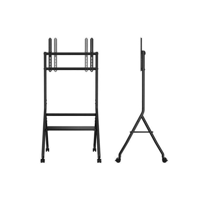TooQ iDREAMS FS20206M-B Soporte de Suelo con Ruedas Nivelable para TV 37-86" hasta 80kg, VESA 200x200-600x400, Negro 1