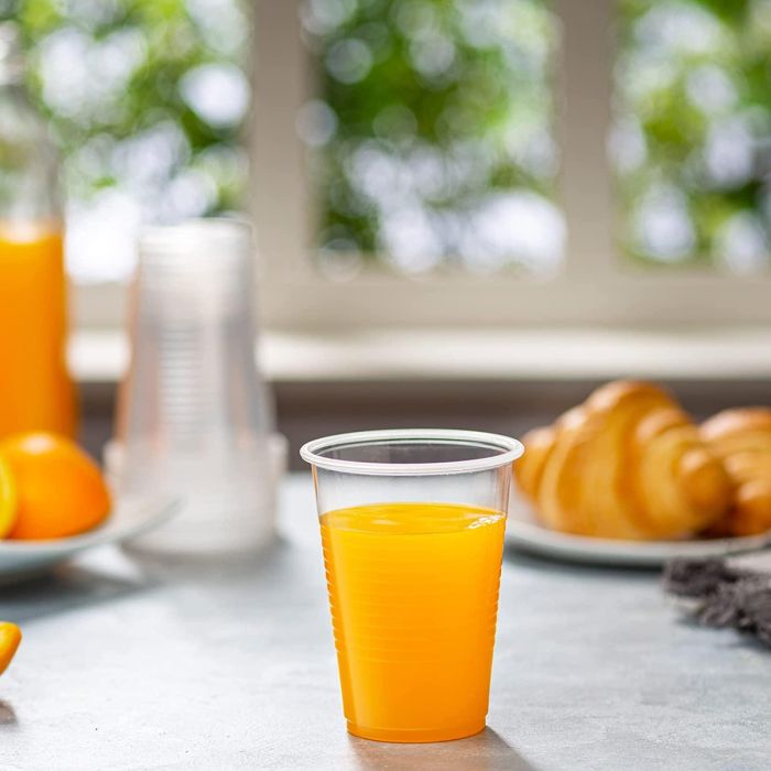 Algon Set-50 Vaso Transparente 220cc, Ancho 6.9 cm, Alto 9.7 cm, Largo 6.9 cm 6