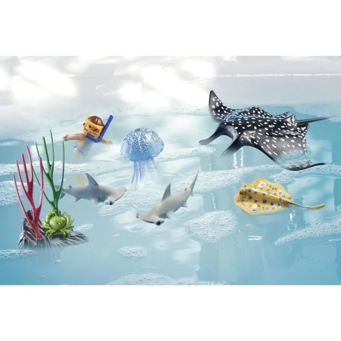 Playmobil Plataforma Análisis Arrecife Wiltopia 71623 Juego de Construcción 2