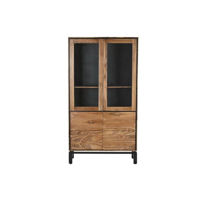 Vitrina Alpino DKD Home Decor Marron Negro 40 x 185 x 100 cm 1 Vitrina Alpino DKD Home Decor Marron Negro 40 x 185 x 100 cm 1