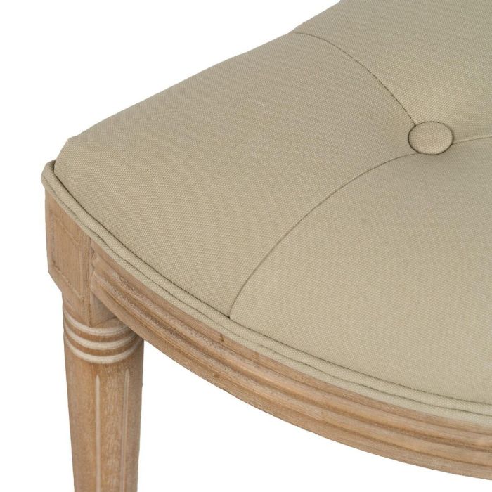 Banqueta Beige Madera de caucho 70 x 36 x 48 cm 5