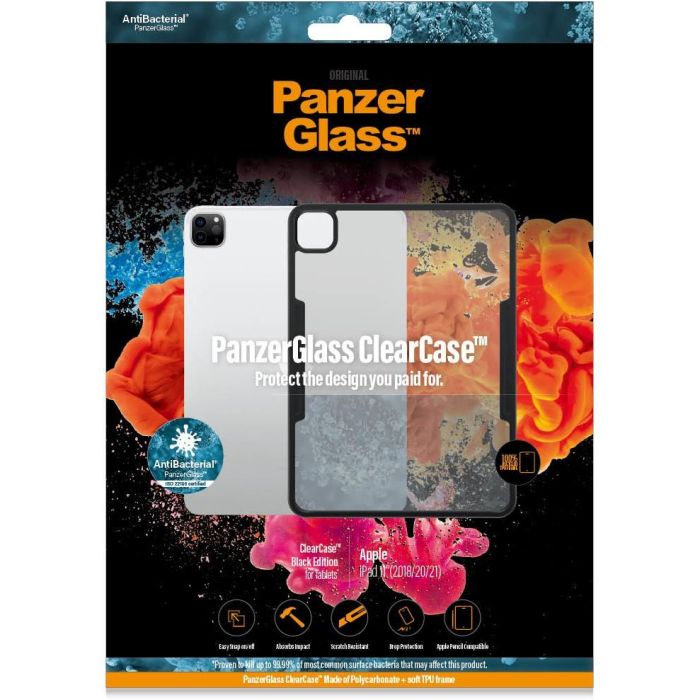 PanzerGlass ClearCase Apple iPad 11 (2018/2020/2021). Black 2
