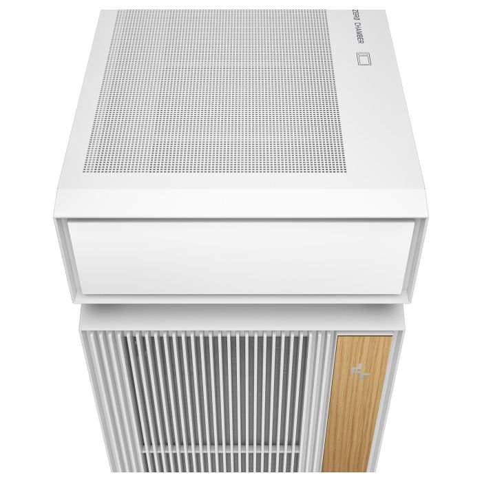 DeepCool CL6600 WH - Torre ATX para PC Gaming, Color Blanco, Con Cristal Templado, Panel Frontal y Ventiladores con Iluminación RGB, Factor de Forma ATX/microATX/Mini-ITX 9