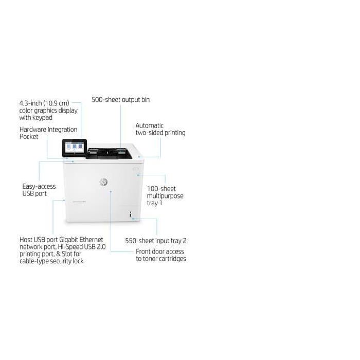HP Impresora laser monocrono laserJet Enterprise M611dn 13 HP Impresora laser monocrono laserJet Enterprise M611dn 13