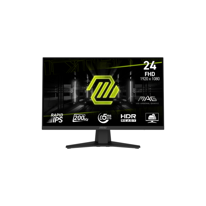 MSI Monitor MAG 244F 23.8" Full HD Rapid IPS 200Hz 0.5ms GTG 9S6-3BC41H-001 MSI Monitor MAG 244F 23.8" Full HD Rapid IPS 200Hz 0.5ms GTG 9S6-3BC41H-001