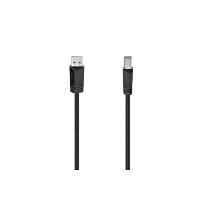 Cable USB 2.0 A a USB B Hama 00200602 Negro 6