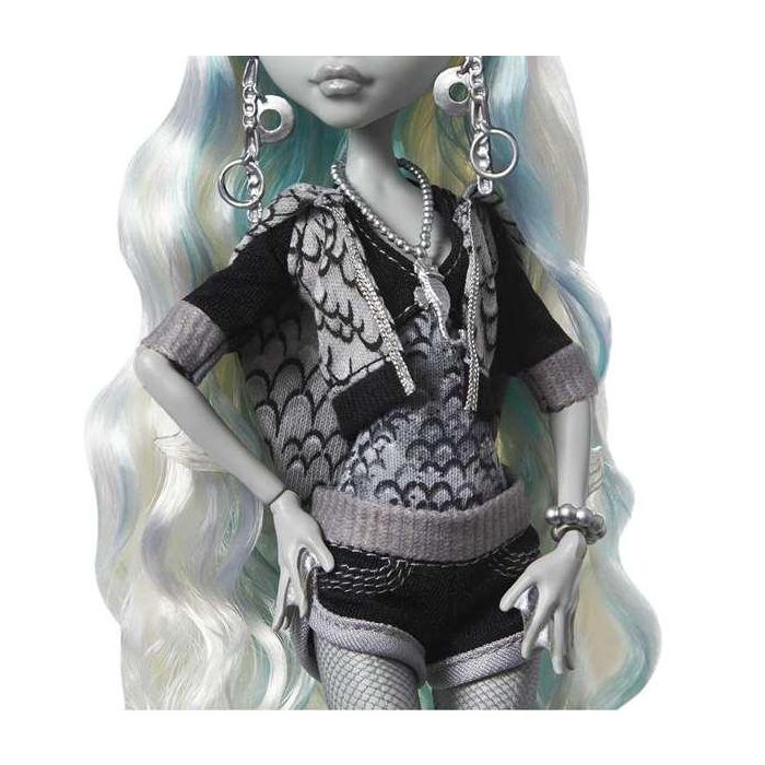 Muñeca monster high reel drama lagoona en blanco y negro. 4