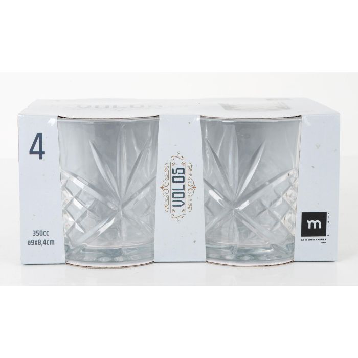 Set de 4 Vasos Volos 350 cc - Inde (12 Cajas) 1 Set de 4 Vasos Volos 350 cc - Inde (12 Cajas) 1