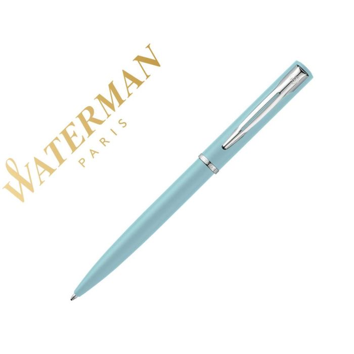 Waterman Bolígrafo Allure Pastel Punta Media Estuche De Regalo Lacado Azul