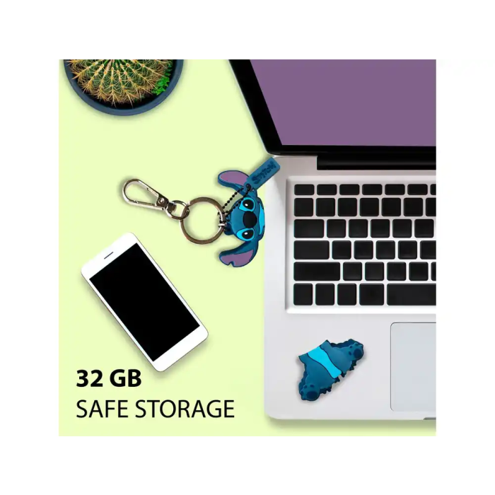 Wondee Lilo&Stitch Memoria USB 32GB Llavero con Figura de Stitch 5