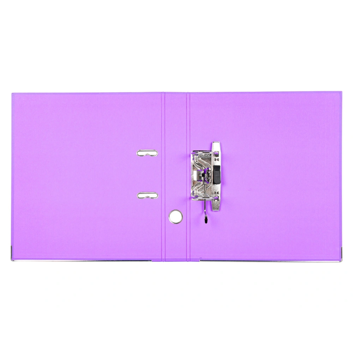 Liderpapel Documenta Archivador de Palanca A4 Forrado PVC Rado con Compresor Metálico, Lomo 52 mm, Lila 2